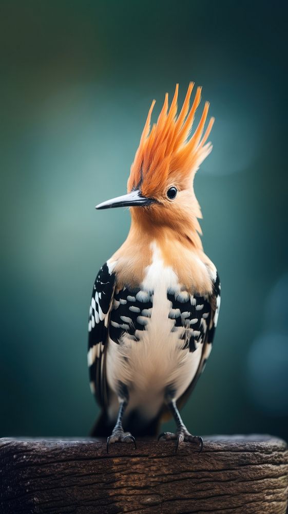 A Eurasian hoopoe bird animal beak woodpecker.