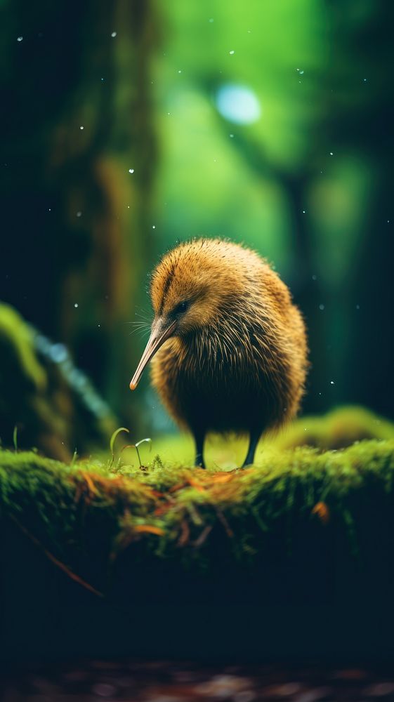 A kiwi bird animal beak porcupine.