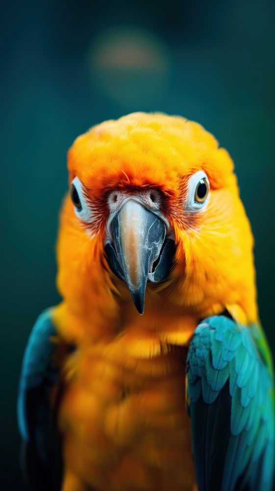A parrot animal beak bird.