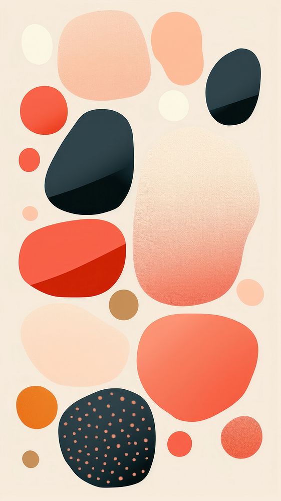 Coral shapes backgrounds abstract pattern.