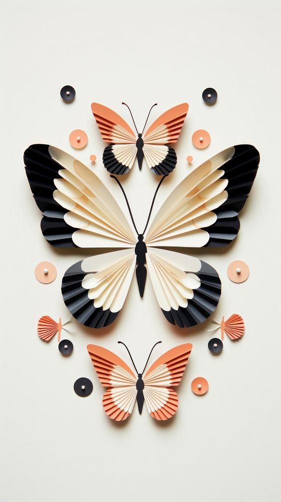 Butterfly pattern animal art accessories.