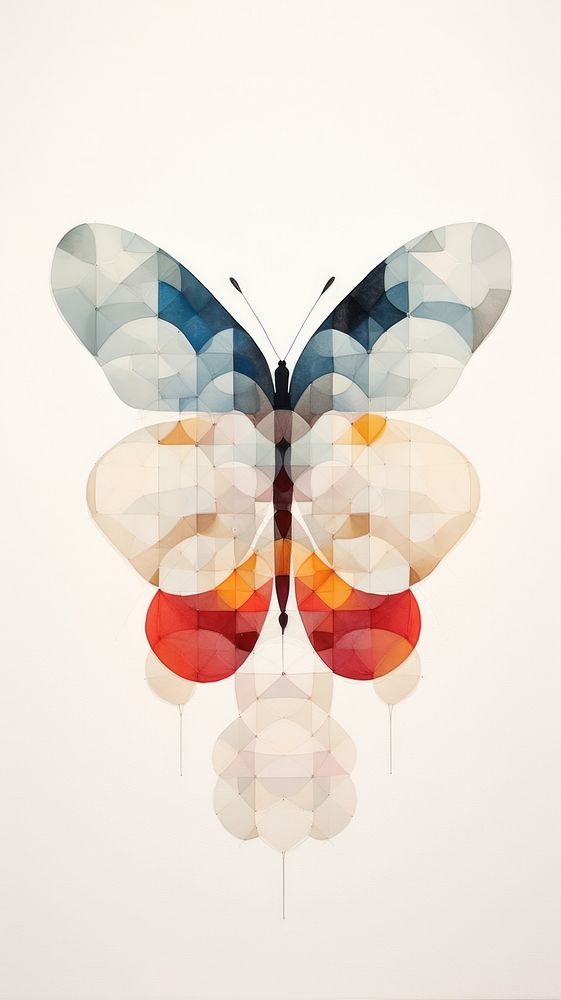 Butterfly shape art creativity.