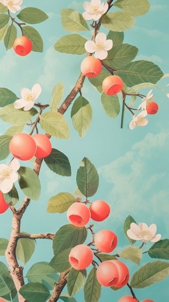 Colorful wildcherries craft backgrounds person plant.