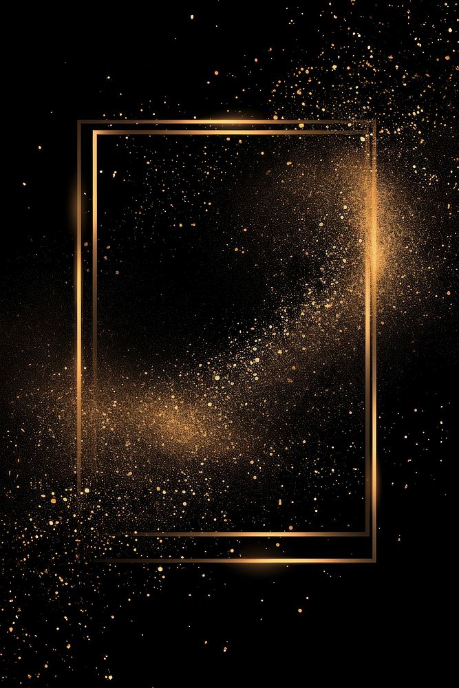 Gold dust sparkle light backgrounds glitter night.