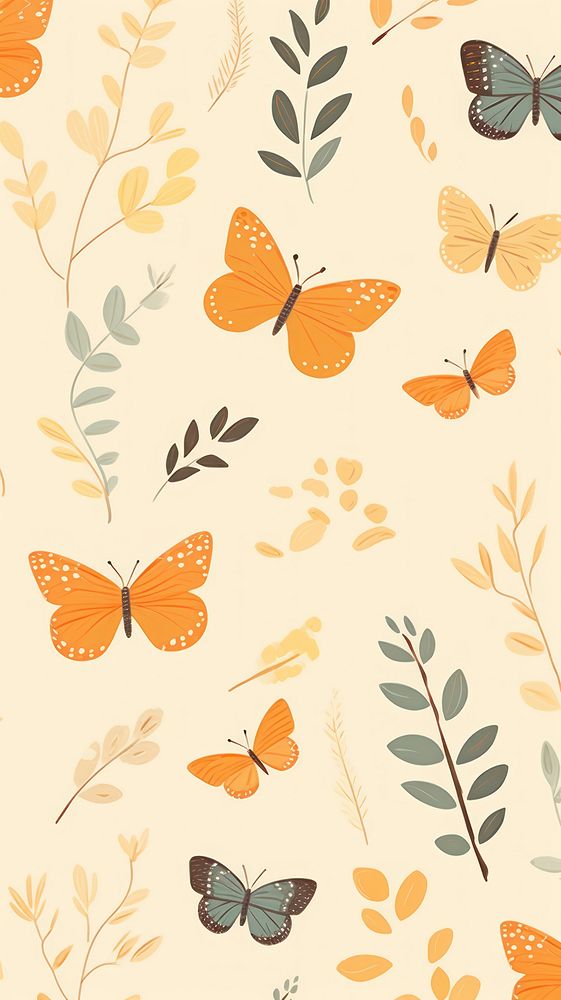Butterfiles pattern backgrounds butterfly invertebrate.