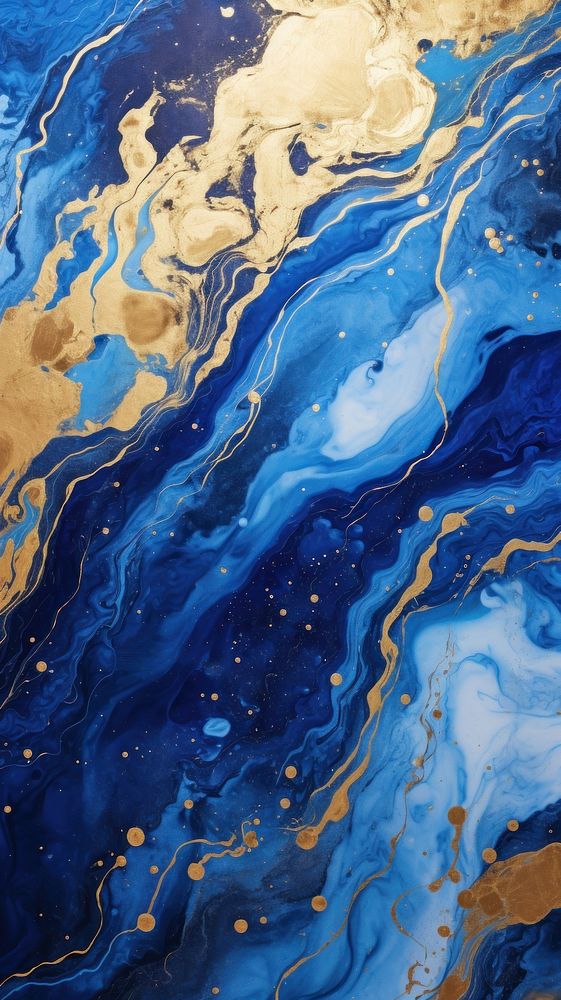 Blue wallpaper backgrounds abstract painting.