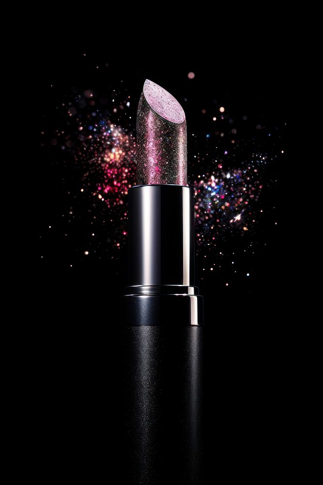 Lipstick sparkle light glitter lipstick cosmetics star.