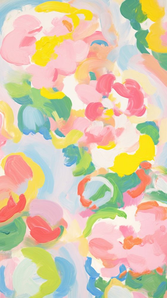 Cute wallpaper painting art backgrounds. | Premium Photo Illustration