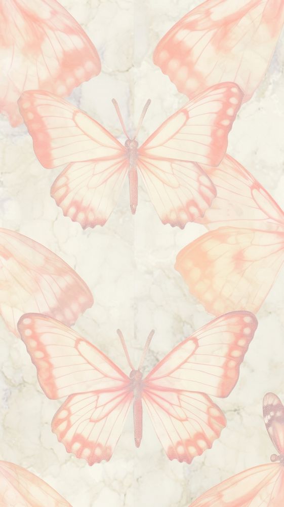 Butterfly pattern marble wallpaper backgrounds abstract animal.