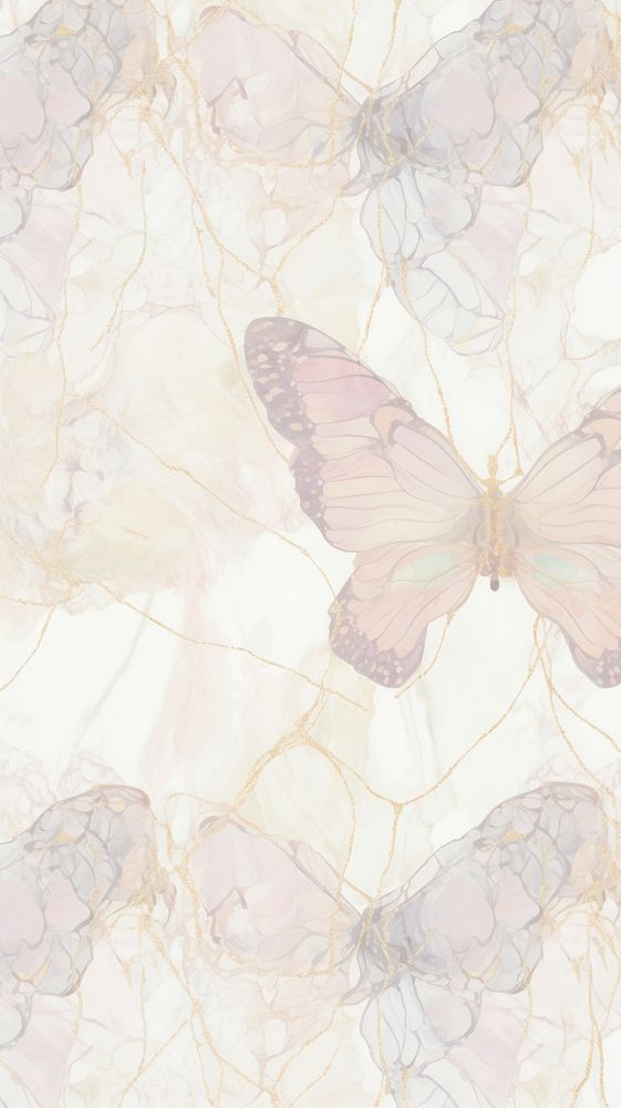 Butterfly pattern marble wallpaper backgrounds abstract magnification.