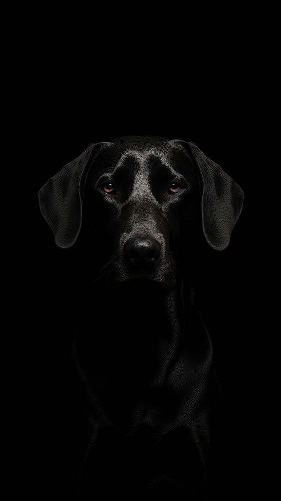 Dark aesthetic a dog wallpaper animal mammal black.