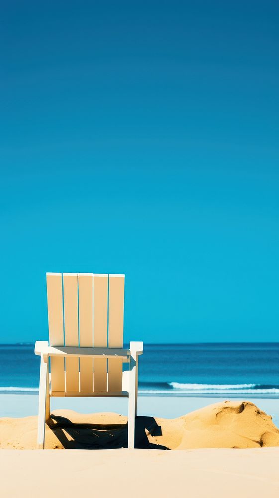 Photography of beach furniture outdoors horizon.
