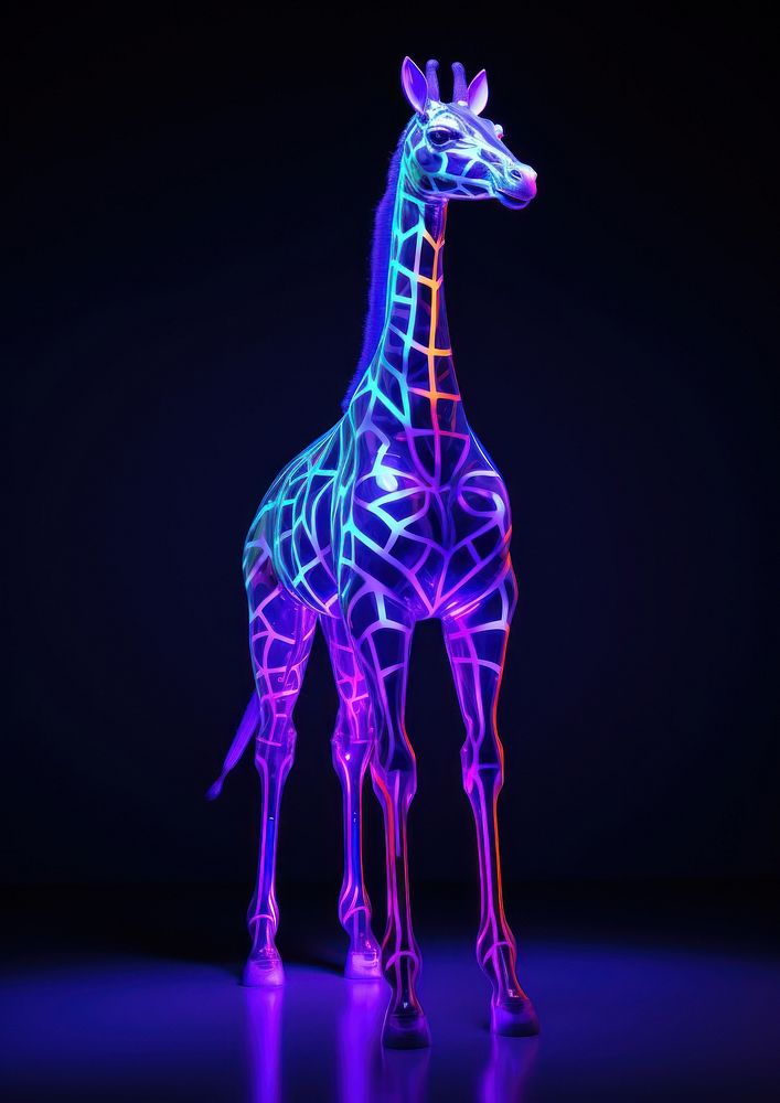 Giraffe animal mammal light.