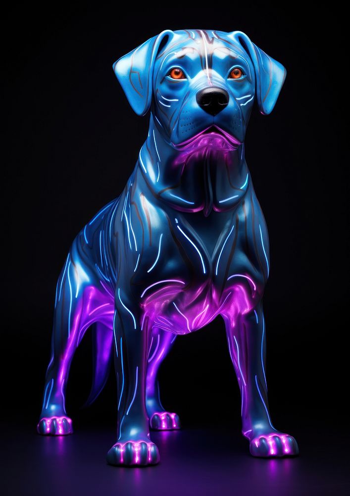 Animal mammal purple dog.