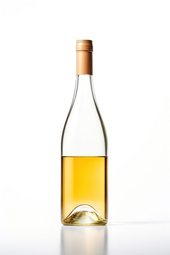 A bottle of Blanc de Blancs Champagne glass drink wine.