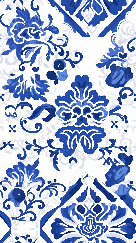 Tile pattern of chinese wallpaper art backgrounds porcelain.