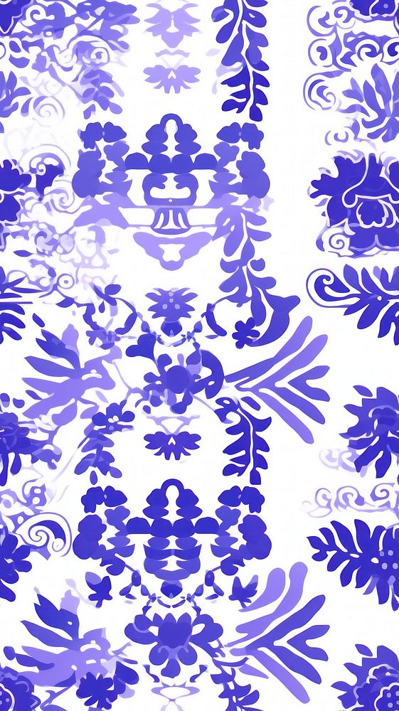 Tile pattern of lavender wallpaper art backgrounds blue.