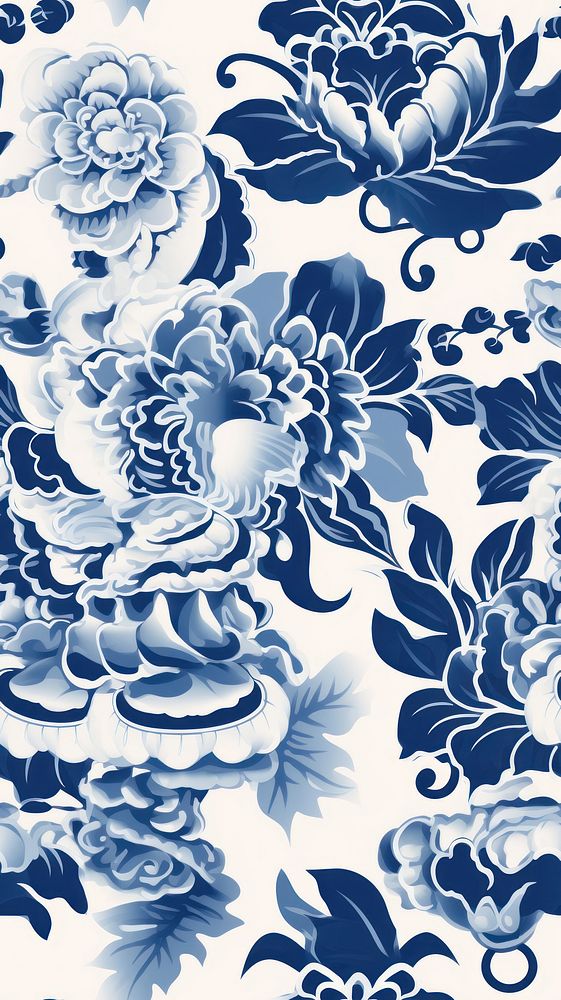Tile pattern of lion wallpaper porcelain art backgrounds.