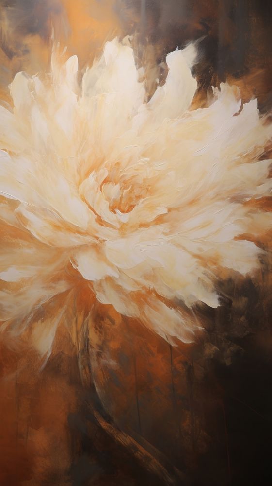 Acrylic paint of Marigold painting flower art.