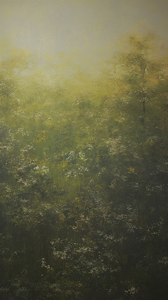 Acrylic paint of meadow outdoors texture nature.
