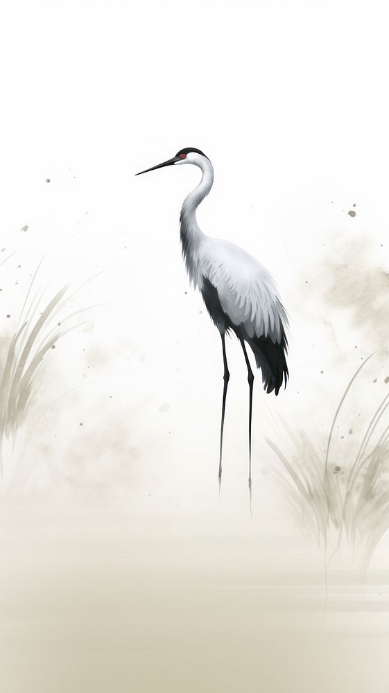 Crane wallpaper animal heron stork.