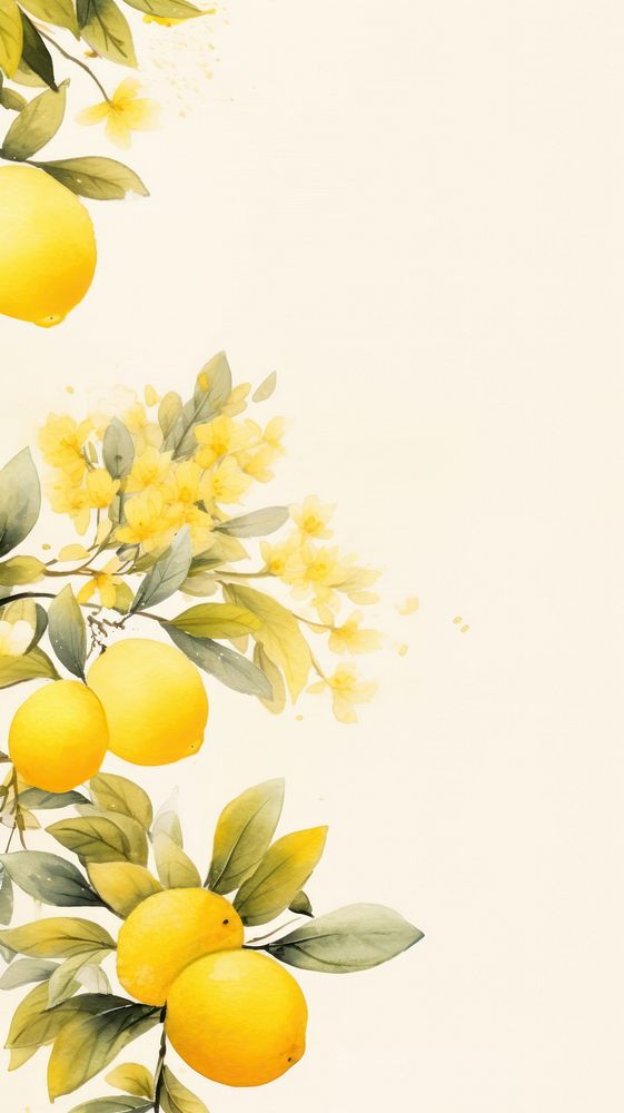 Lemon wallpaper backgrounds plant fruit.