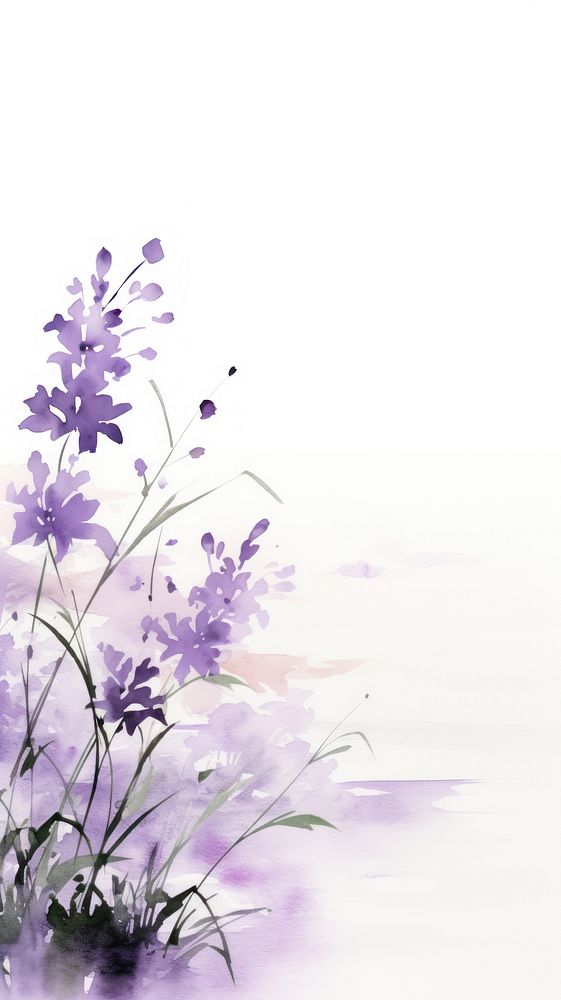 Lilac wallpaper lavender outdoors painting.