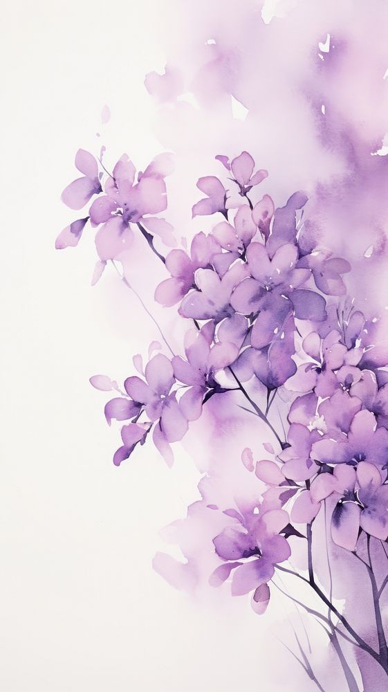 Lilac wallpaper blossom flower purple.