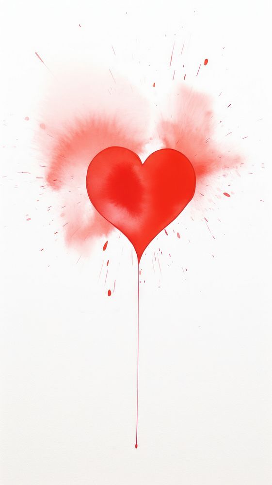 Love wallpaper heart celebration splattered.