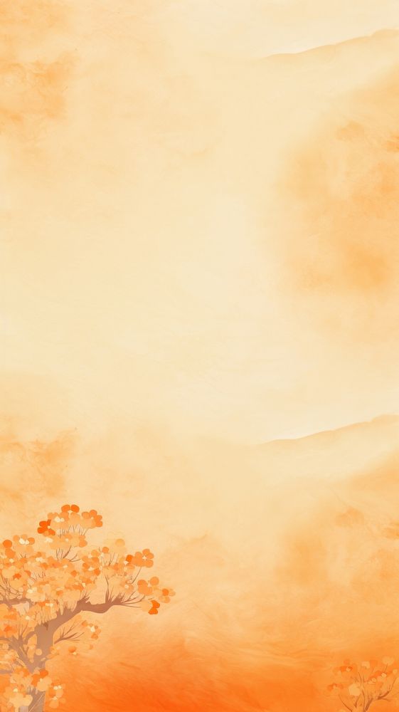 Orange scenery wallpaper painting outdoors backgrounds.