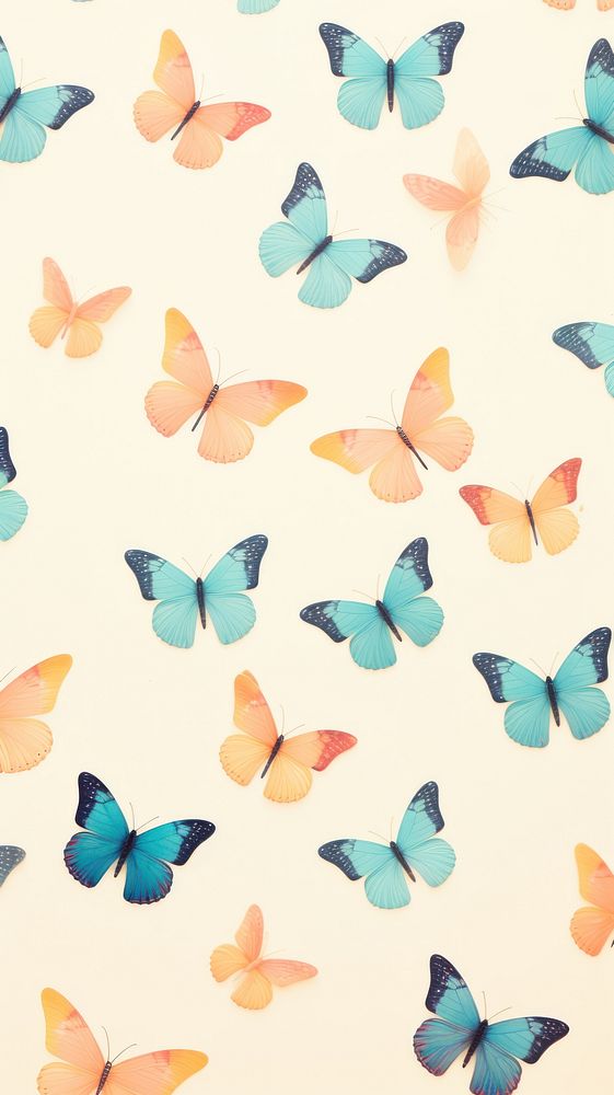 Butterfiles pattern backgrounds butterfly animal.