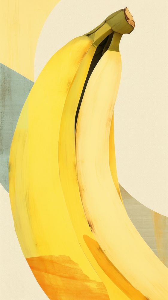 Banana fruit plant food.