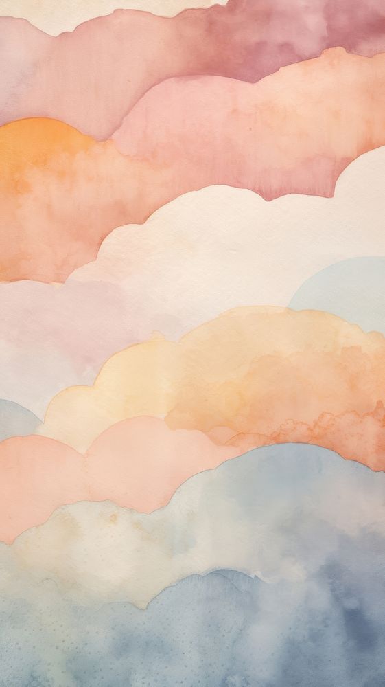 Cloud painting abstract tranquility.