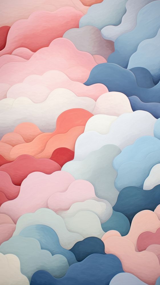 Cloud abstract pattern art.