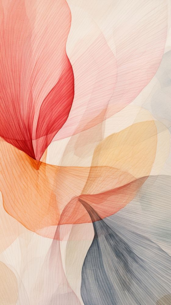 Flower abstract painting pattern.