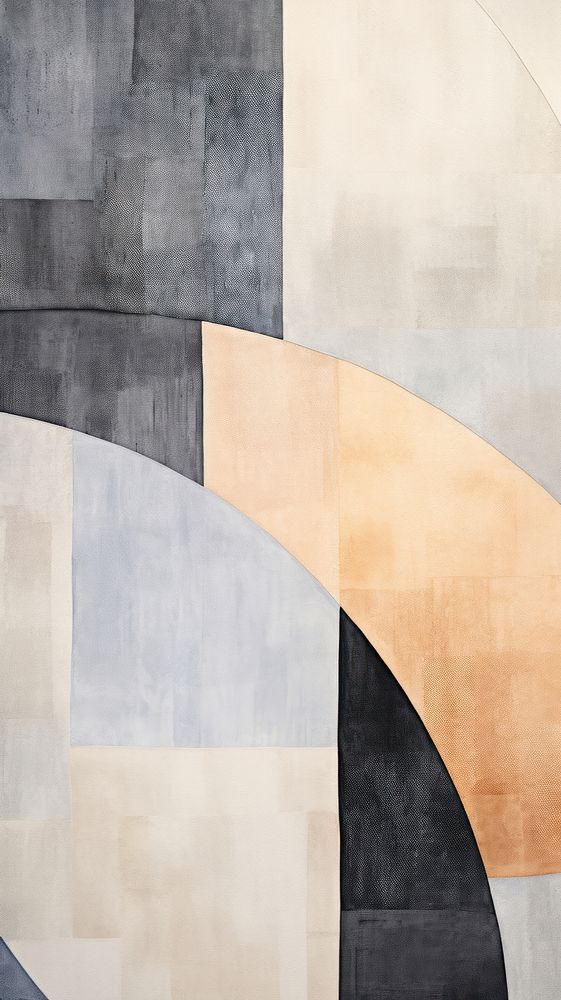 Gray architecture abstract painting.