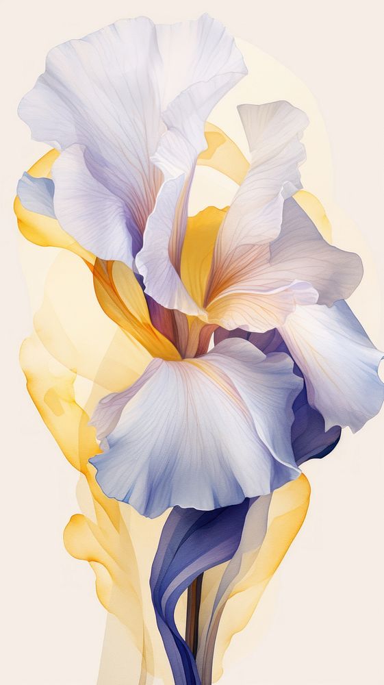 Iris flower petal plant inflorescence.