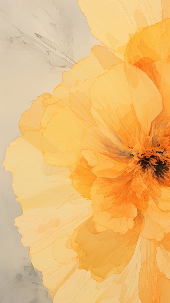 Marigold flower abstract petal plant.