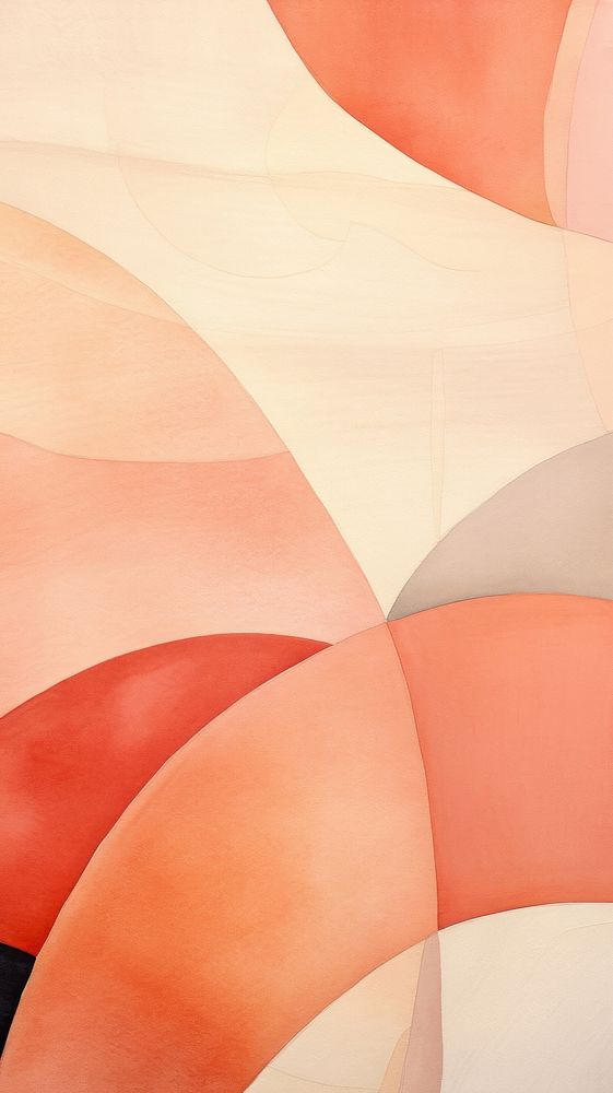 Peach abstract pattern art.