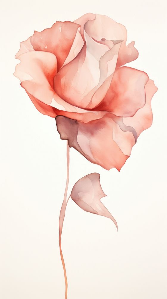 Rose flower petal plant art.