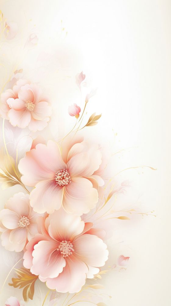 Flower wallpaper blossom pattern petal.