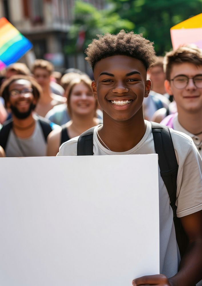 British american teen men portrait standing smiling.
