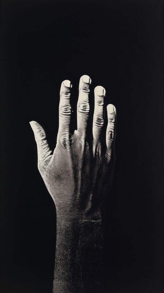 PNG Hand monochrome finger black.