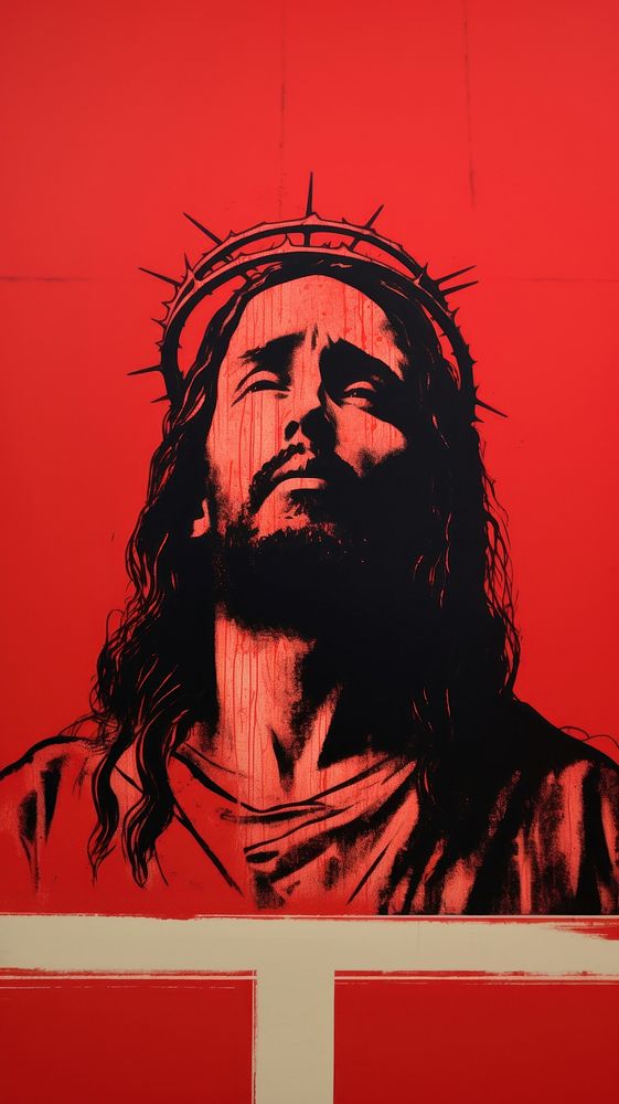 Jesus painting wall art.