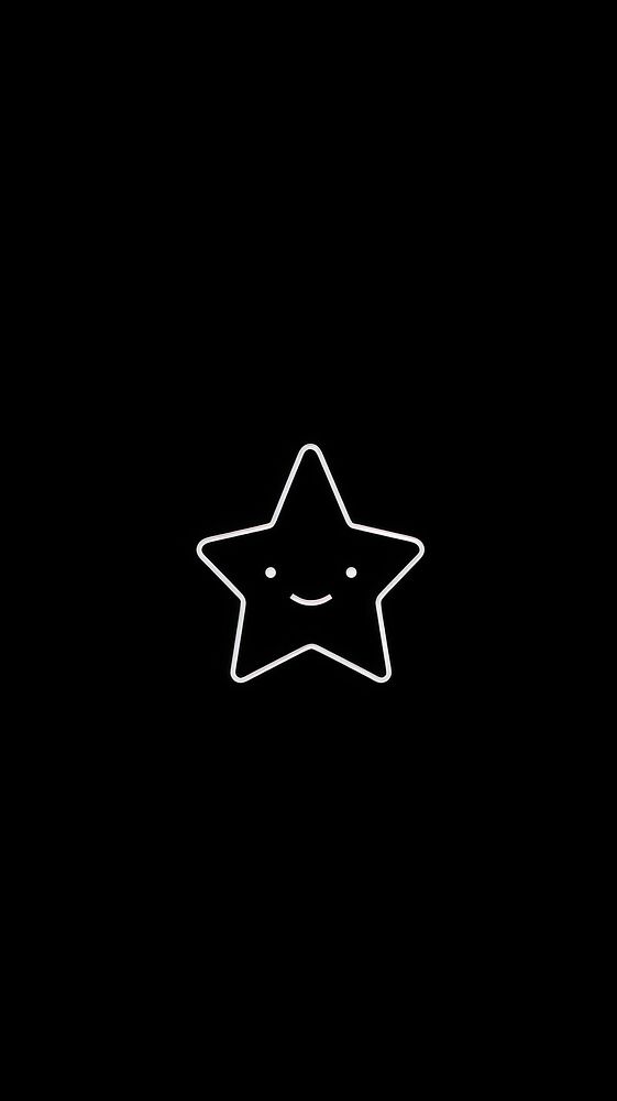 Stars symbol shape black.