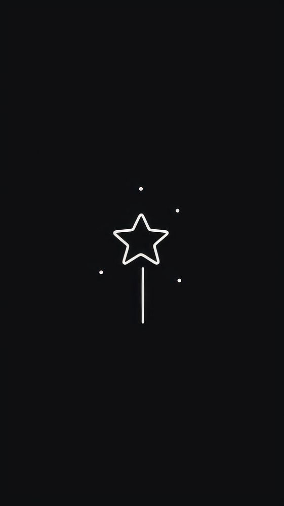 Stars symbol shape black.