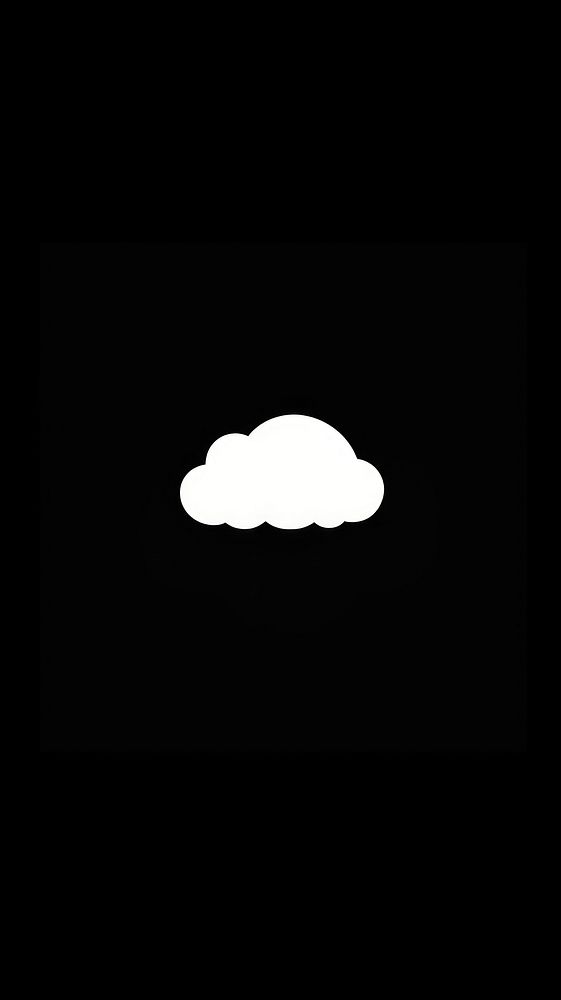 Cloud logo white black. | Premium Photo Illustration - rawpixel