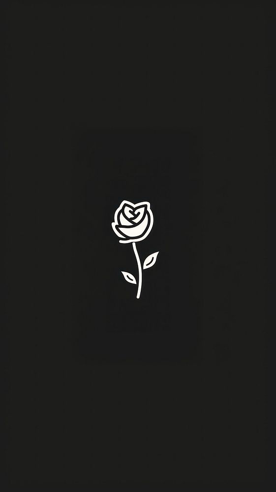 Rose logo flower plant.