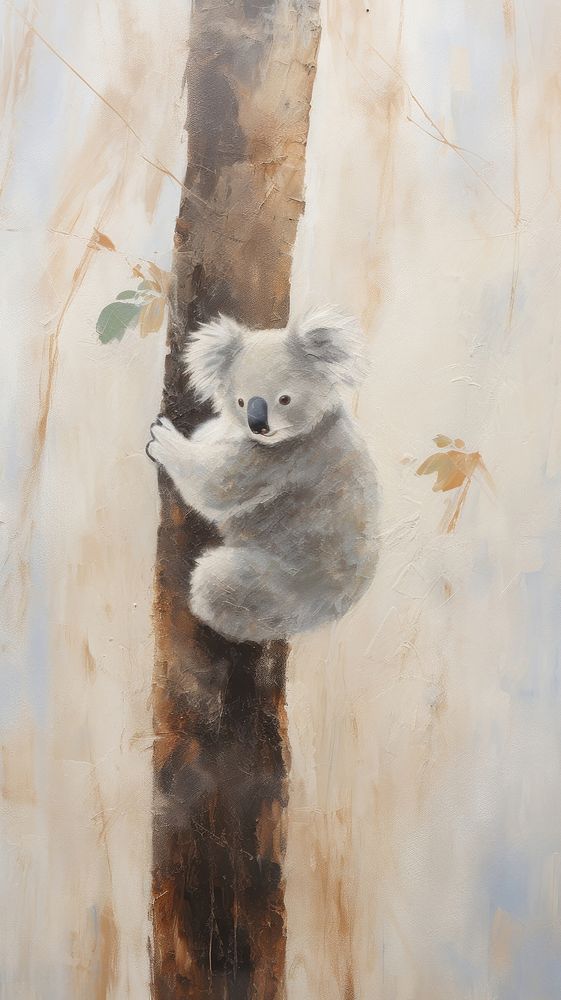 Cute koala wildlife animal mammal.
