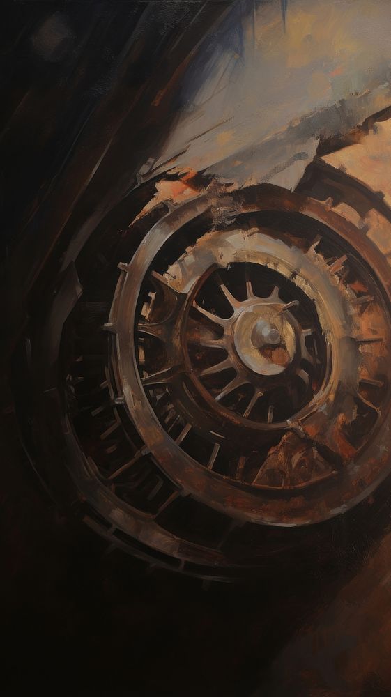 Car wheel backgrounds painting.